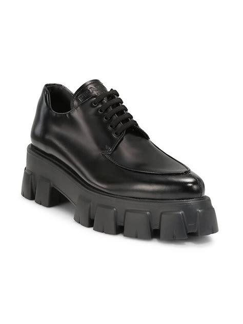 prada creepers mens|Shop Prada Monolith Lug.